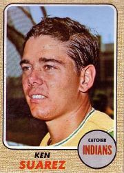 1968 Topps Baseball Cards      218     Ken Suarez